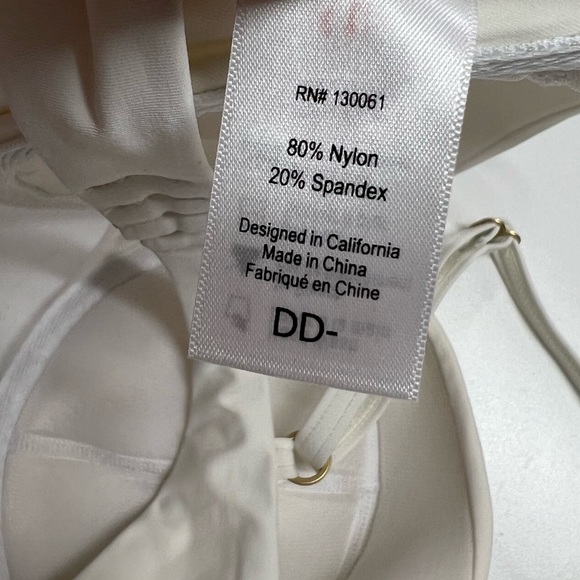 L*Space DD Marley Underwire Bikini Swim Top Cream Bra Sized Swim NEW - Picture 7 of 11